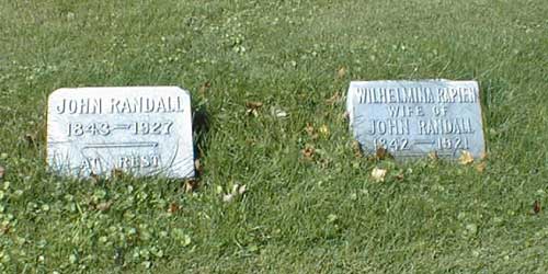 [John and Wilhelmina Randall]
